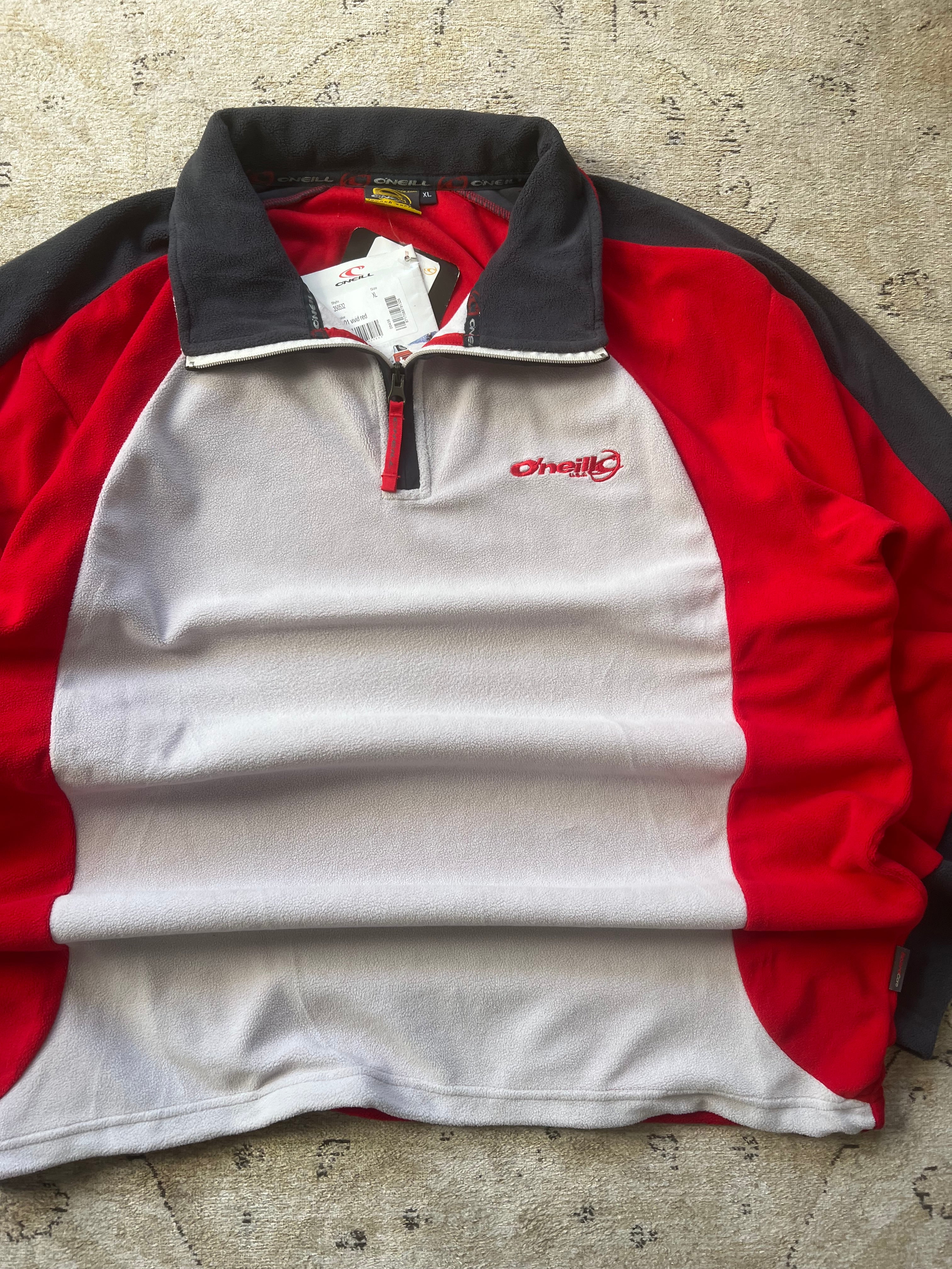 2000’s O’Neill Fleece Quarter Zip Y2K (XL) *DEADSTOCK