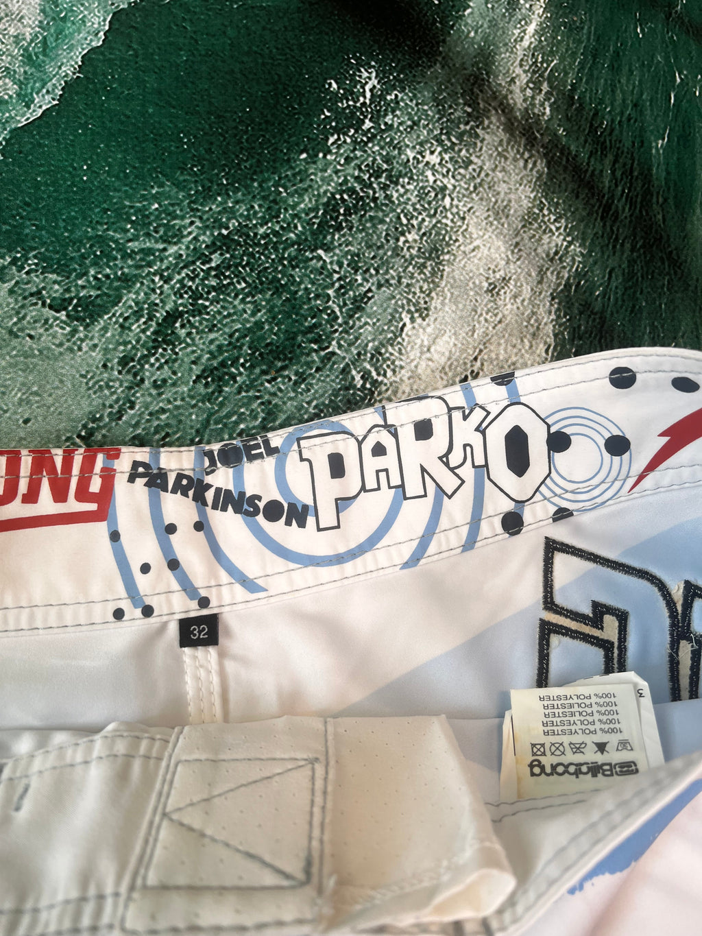 Y2K Billabong Joel Parko - OG Signature Series Boardshorts (32) DEADSTOCK