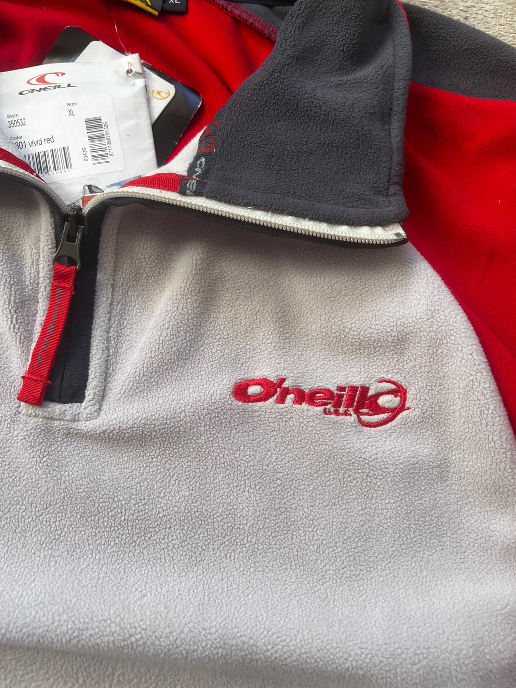 2000’s O’Neill Fleece Quarter Zip Y2K (XL) *DEADSTOCK