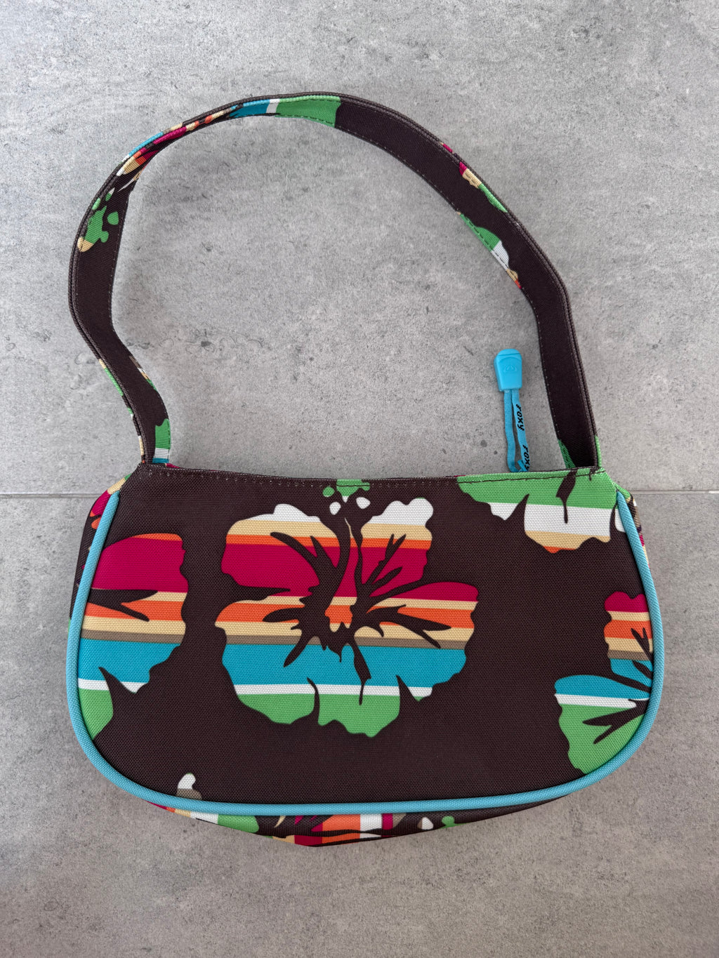 Y2K Roxy bag brown/multicolor – detail view