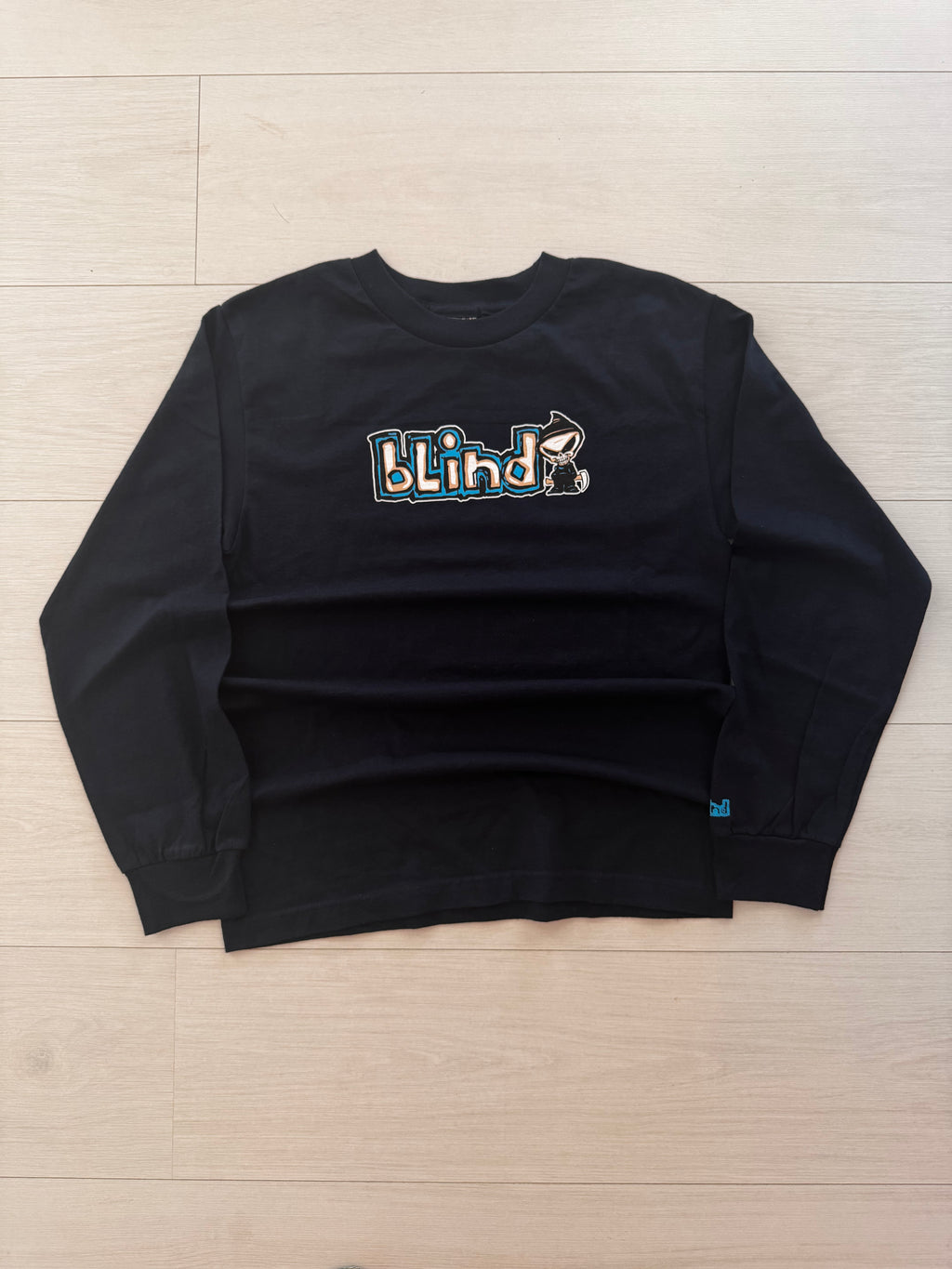 Y2K Blind Skateboards long sleeve brand new size S — rare deadstock vintage skate surf — Backwash VTG