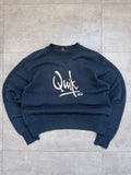 90s Quiksilver vintage crewneck sweatshirt in navy, size S - front view