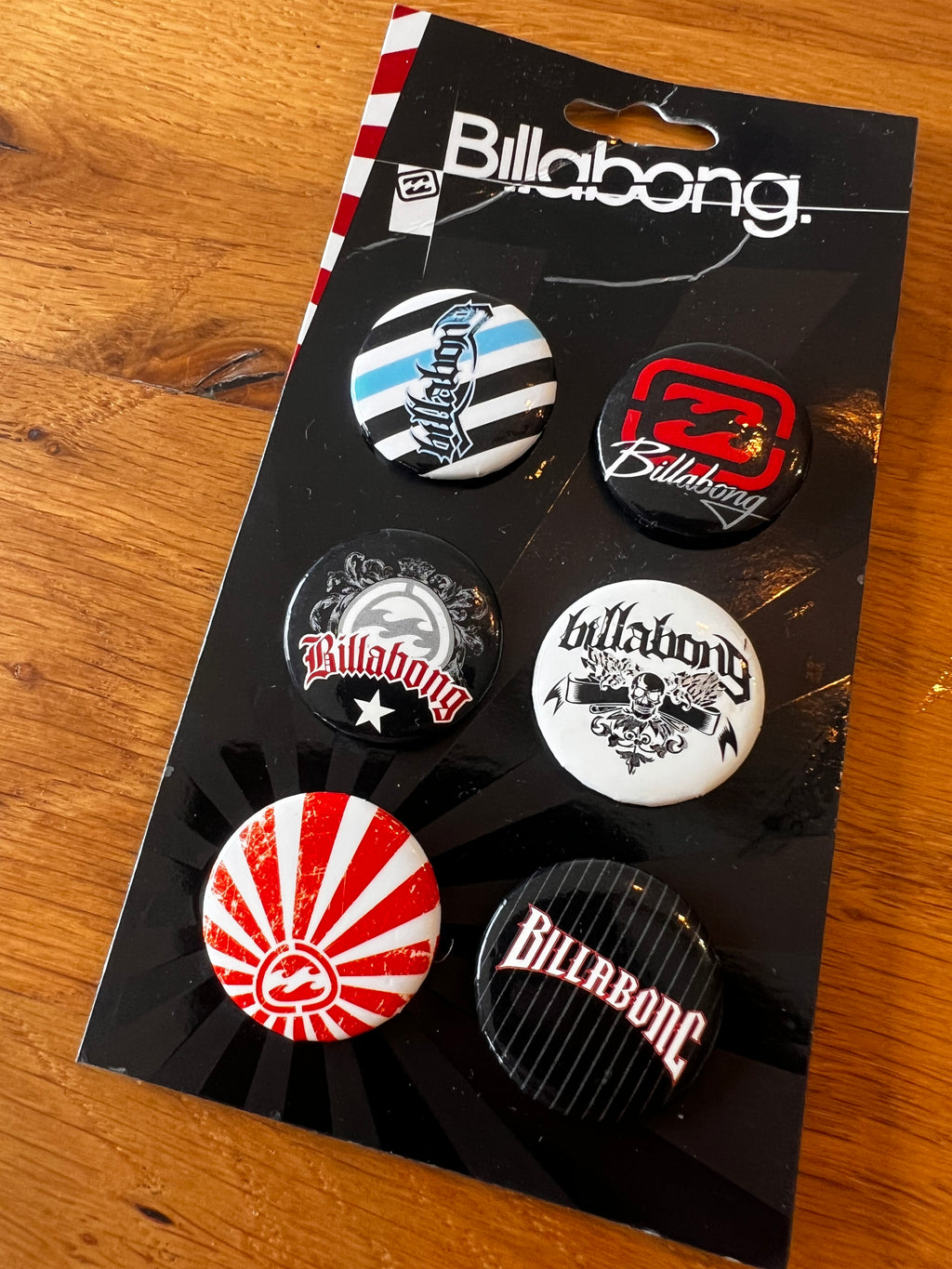 Y2K Billabong Pins *Brand New