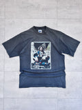 Vintage 90s Gotcha surf t-shirt, faded grey, size L - front