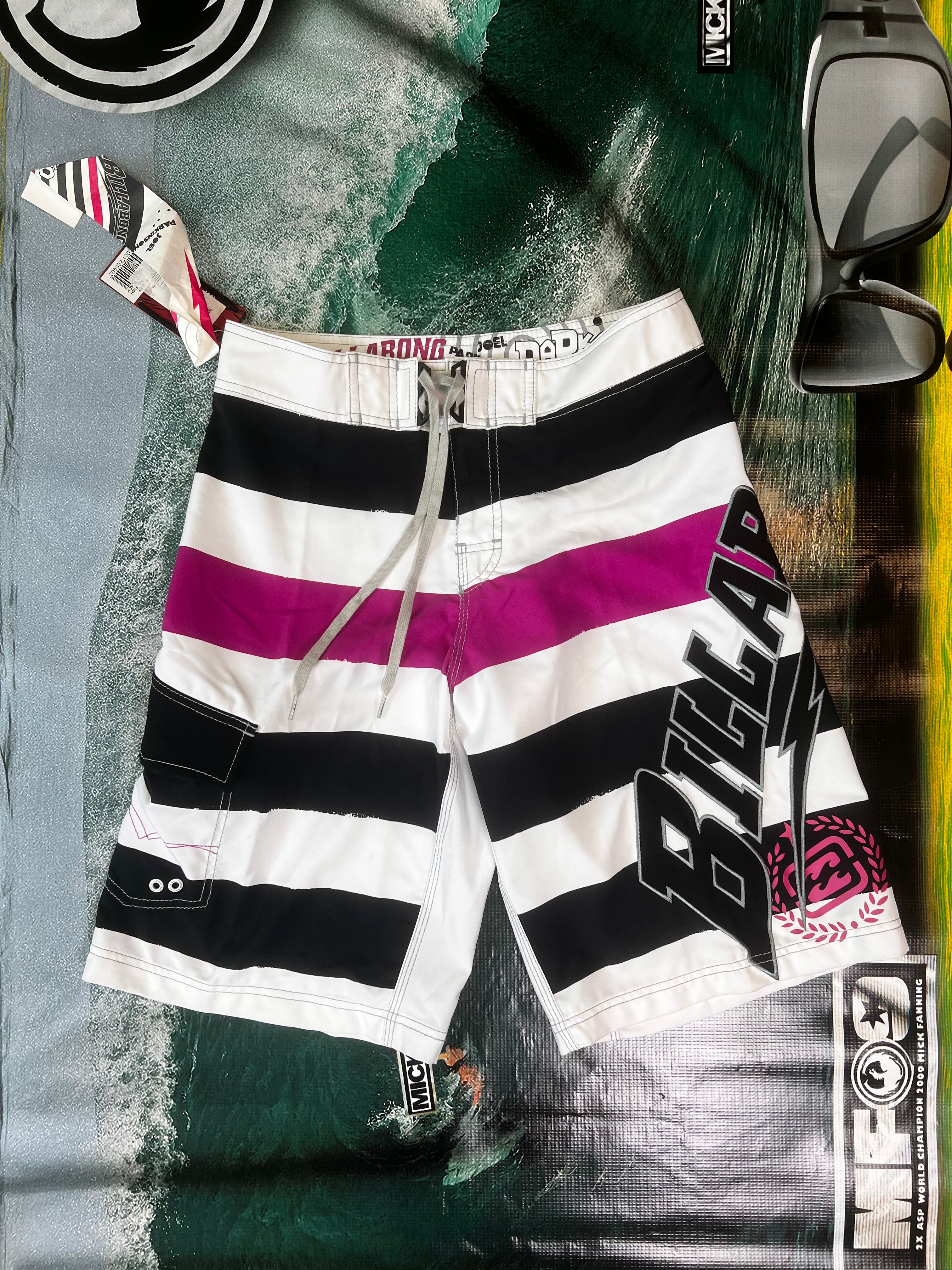 Y2K Billabong "Joel Parko - OG Signature Series Boardshorts (30) *DEADSTOCK