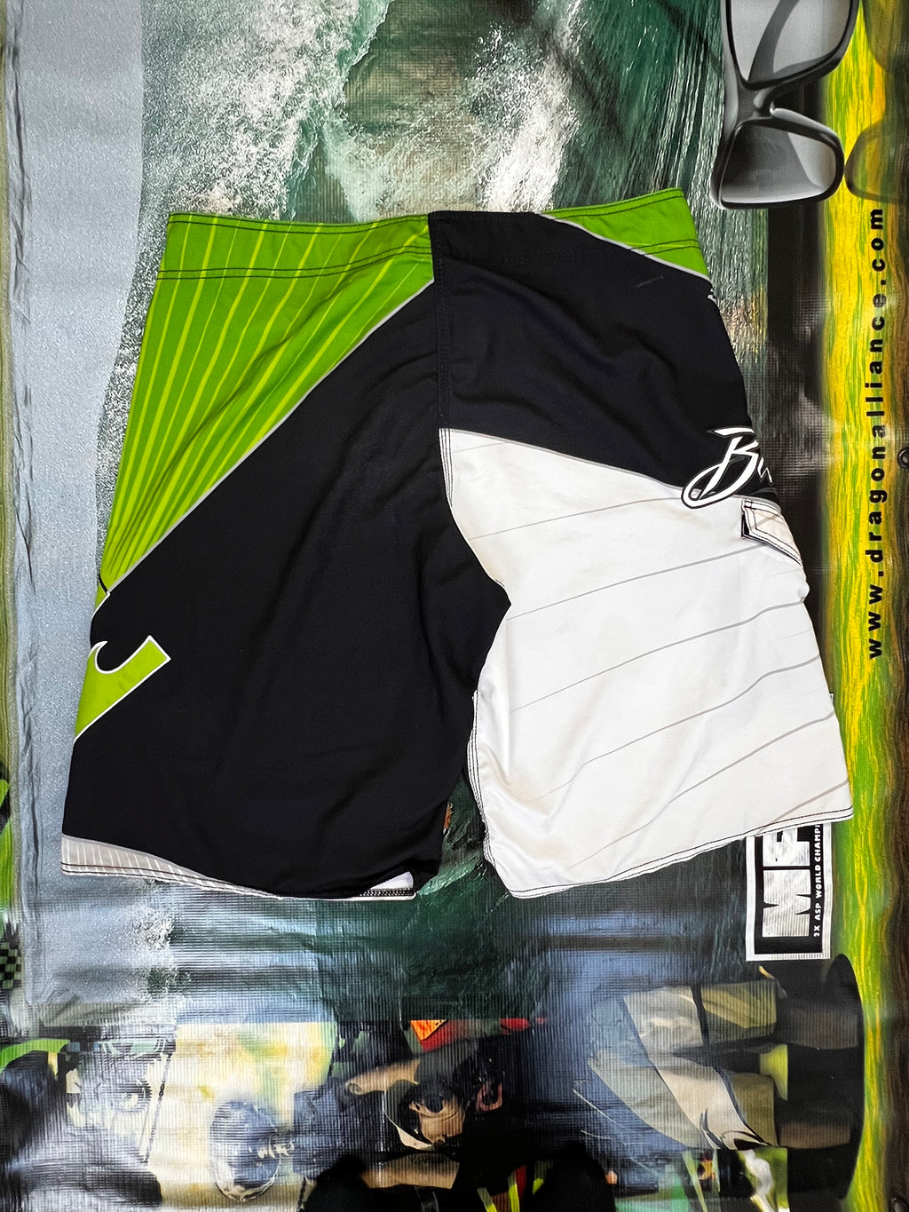 Y2K Billabong Andy Irons - Airlite Quad Stretch Signature Series Boardshorts (38)