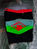 80s Gotcha vintage boardshorts brand new waist 34 — ultra rare deadstock surf — Backwash VTG