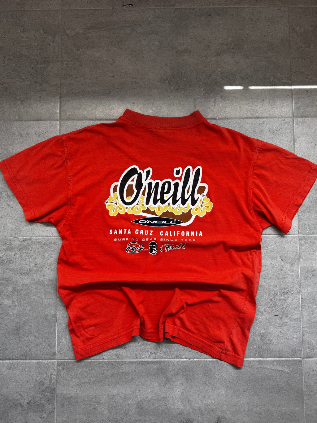 90s O'Neill vintage T-shirt, back view
