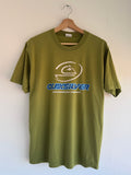 90s Quiksilver t-shirt green size L – front view