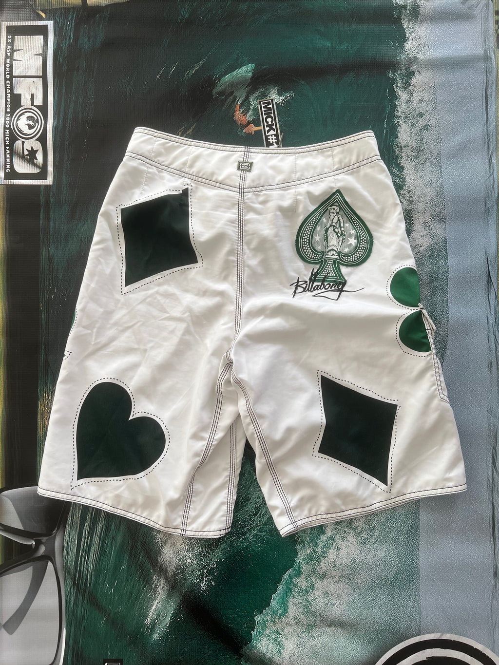 Y2K Billabong "Taj Burrow - Royal Flush Signature Series Boardshorts (31)