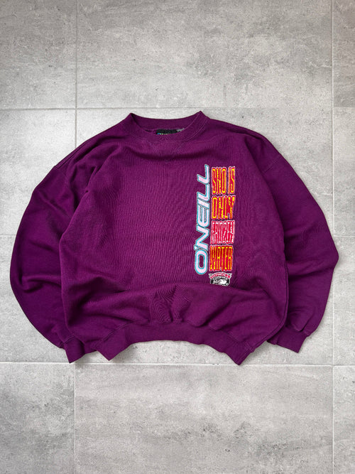 90s O'Neill vintage sweatshirt, front view