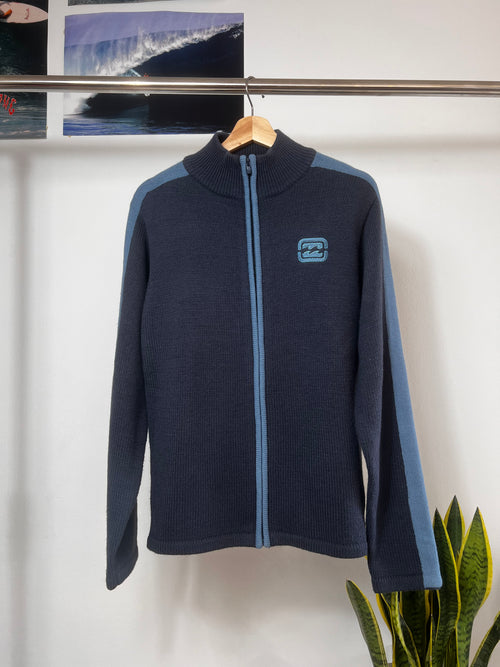 2000’s Billabong Zip Knit Navy/Blue (16 / S)
