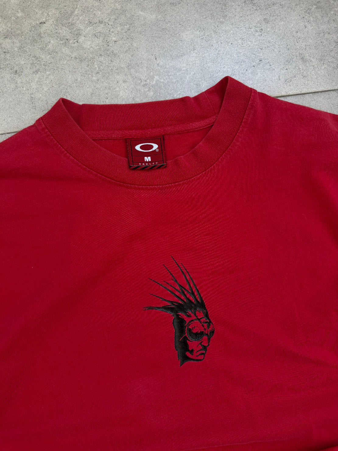 Vintage Y2K Oakley Factory Pilot t-shirt, red, size M - back