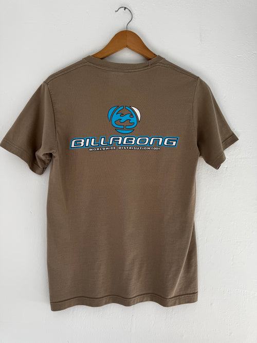 Vintage 90s Billabong black surf t-shirt – front graphic
