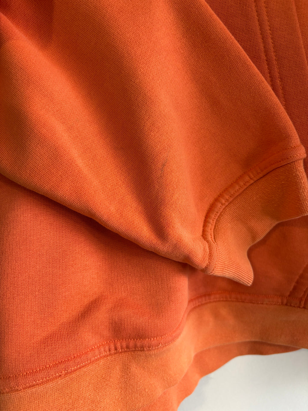 2000’s Quiksilver Orange Hoodie Big Logo Surf Y2K (XL)