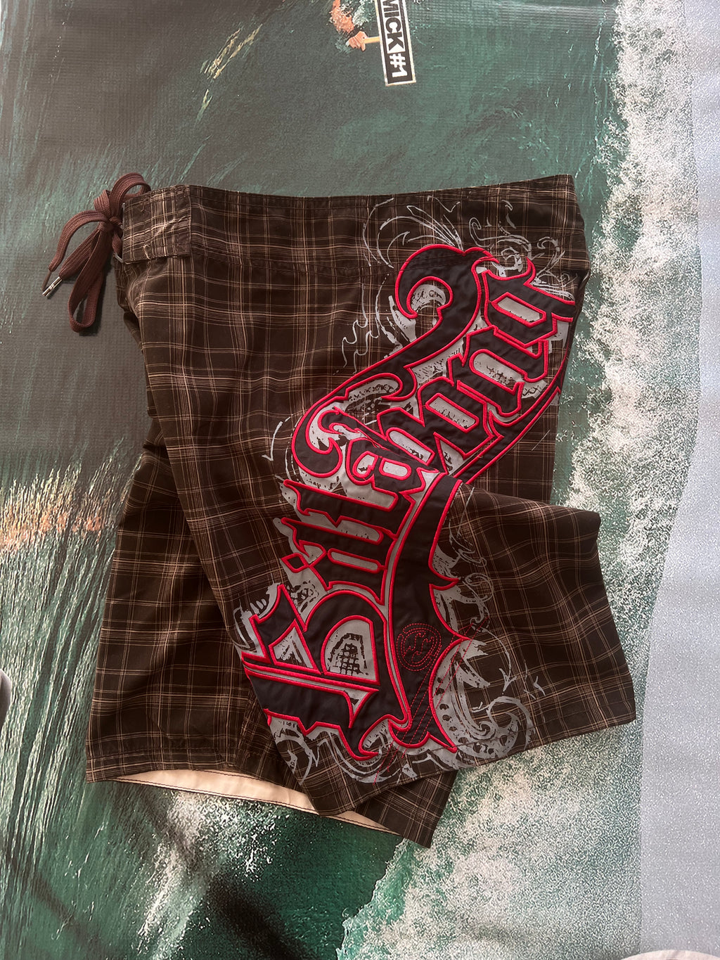 Y2k Billabong Plaid  Boardshorts (30)