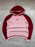 Vintage Y2K Roxy sweatshirt in pink, front view