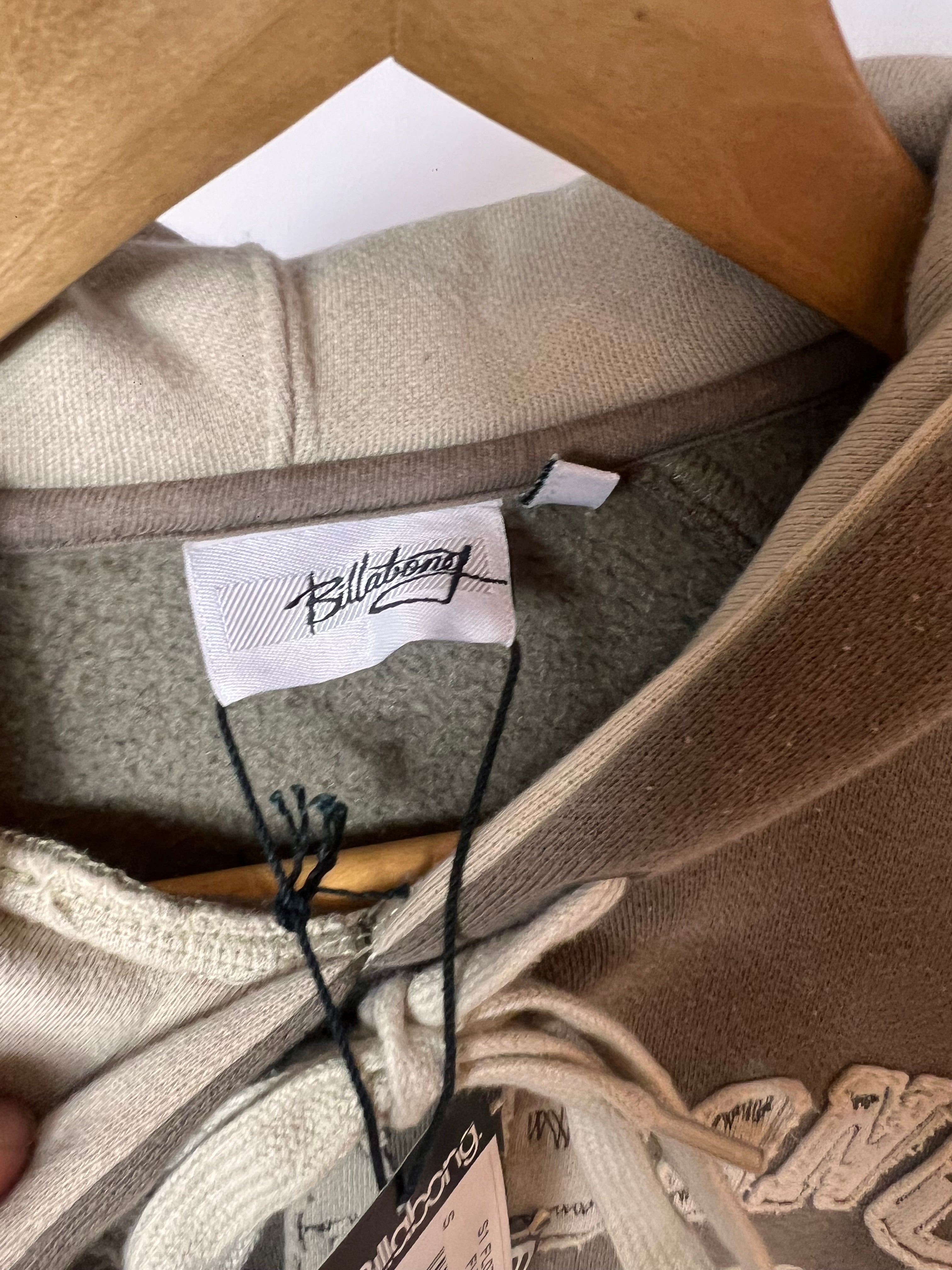 Billabong Hoodie Brown/Cream Y2K (S)  *DEADSTOCK