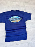 Vintage 90s Quiksilver t-shirt, navy blue, size S - front