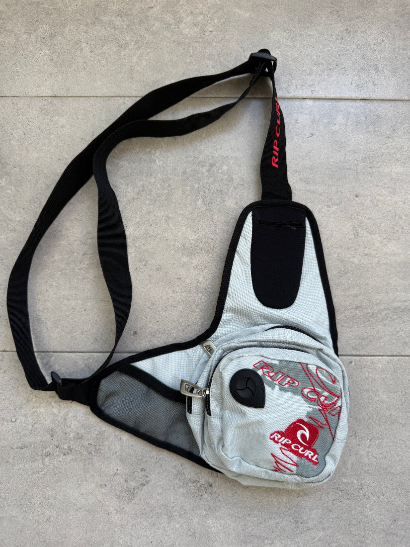 Vintage Y2K Rip Curl shoulder bag, light blue - front