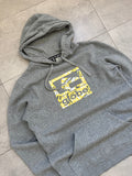 Vintage Y2K Globe sweatshirt, grey, size M - back
