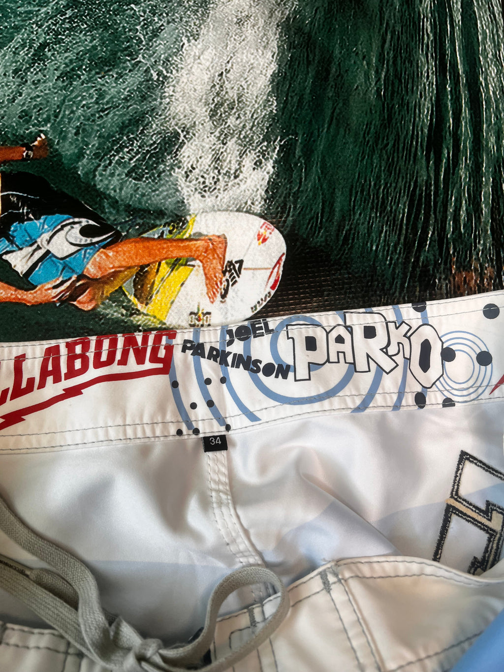 Y2K Billabong "Joel Parko - OG Signature Series Boardshorts (34) DEADSTOCK*