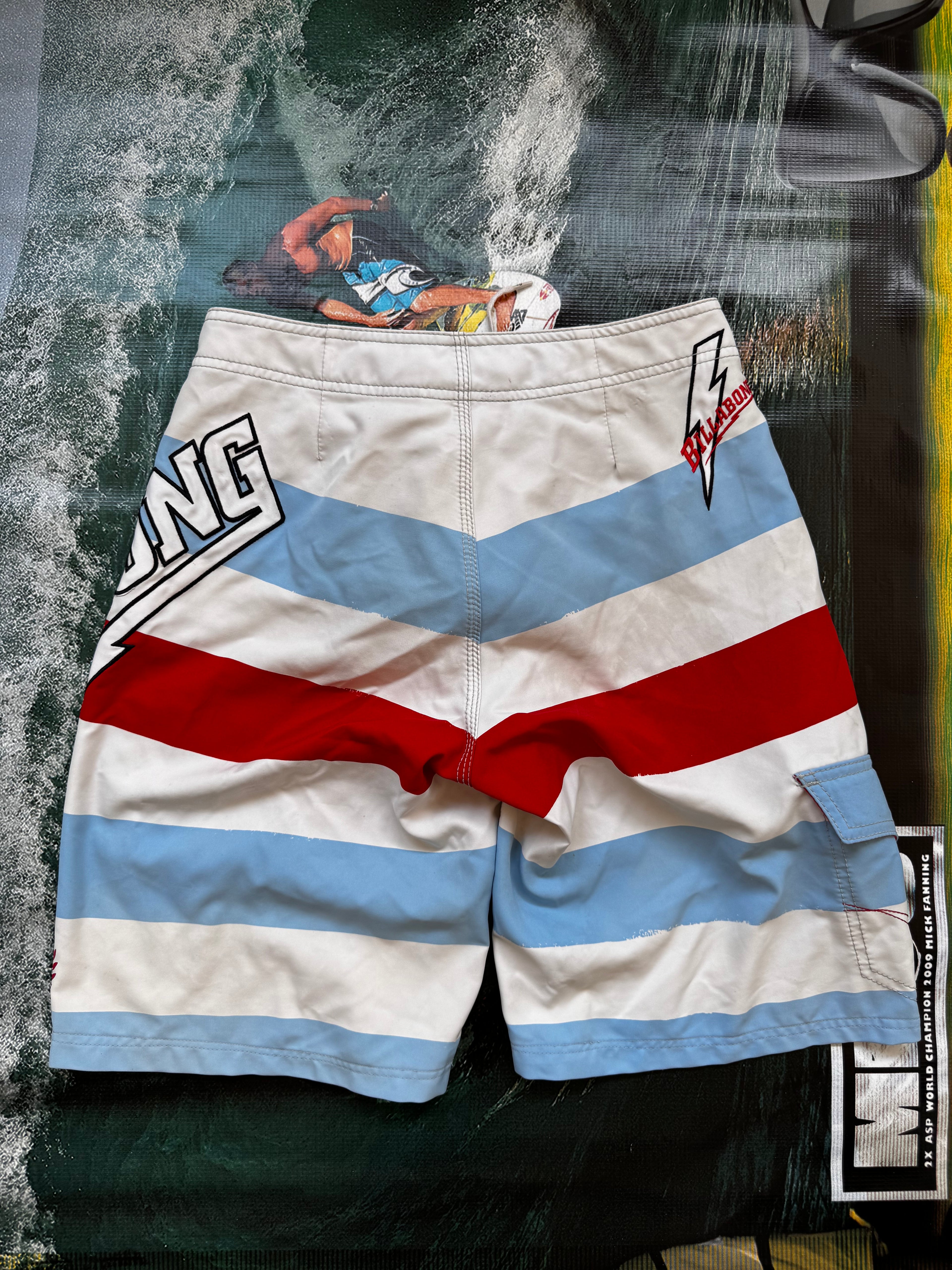 Y2K Billabong "Joel Parko - OG Signature Series Boardshorts (16Y) DEADSTOCK*