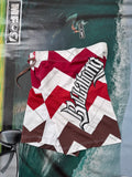 Y2K Billabong Joel Parkinson boardshorts white/red/brown size 34 – front view