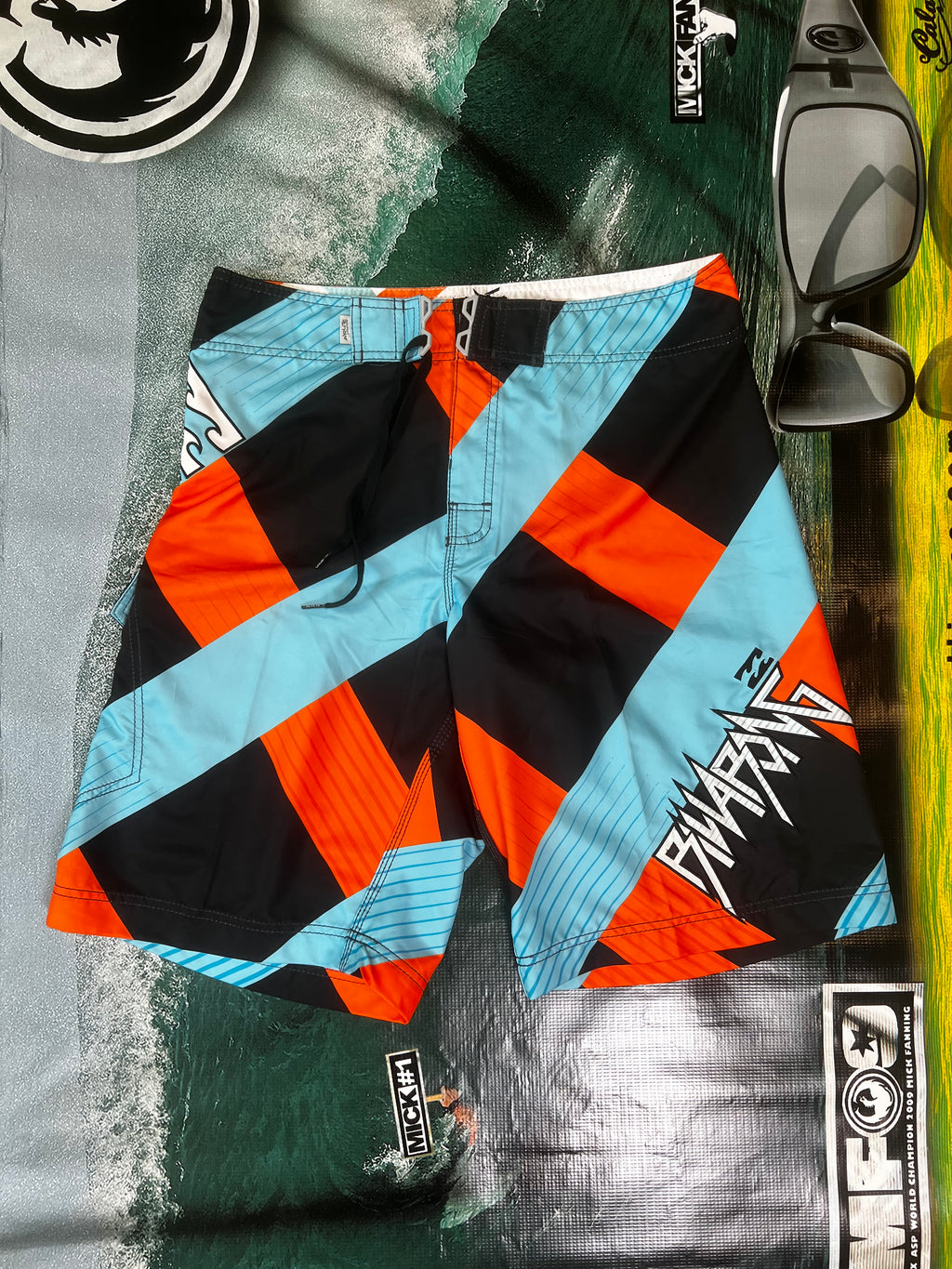 Y2K Billabong "Joel Parko - OG Signature Series Boardshorts (34) * DEADSTOCK
